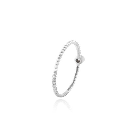 Anillo Oro Blanco 18kt Diamantes 3 Pts-1