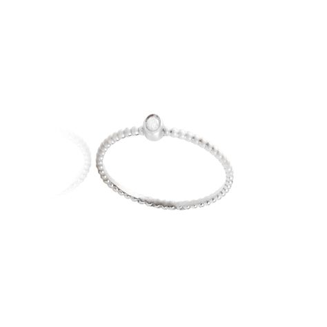 Anillo Oro Blanco 18kt Diamantes 3 Pts-2