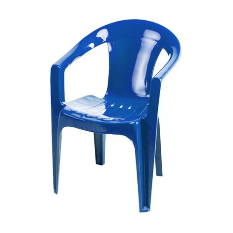 Silla Plastica Milan Azul-0
