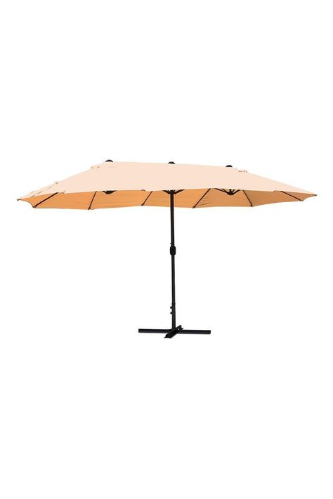 Quitasol Ovalado Doble Beige-0