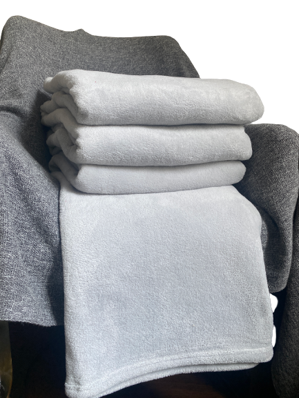 Frazada 1.5 Plazas Coral Flannel Gris-2
