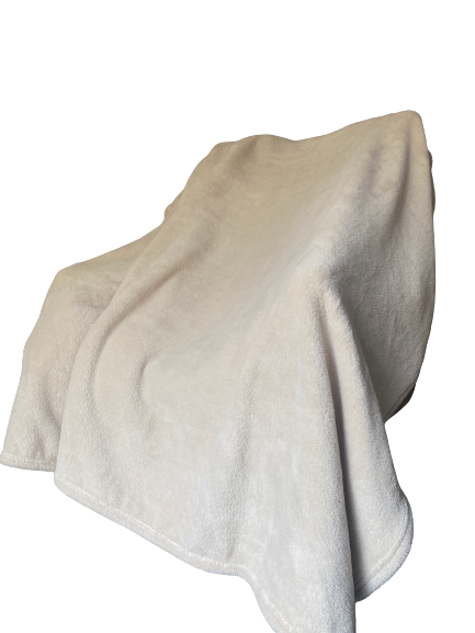 Frazada 1.5 Plazas Coral Flannel Natural-1