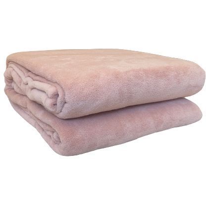 Frazada 1.5 Plazas Coral Flannel Rosa-0
