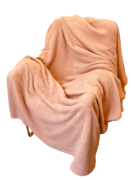 Frazada 1.5 Plazas Coral Flannel Rosa-1