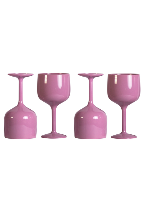 Copas Gin Acrilico 637 ml - Pack 4 - Rosado-0