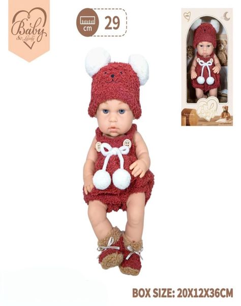Bebe Niña muñeca realista Baby So Lovely 7n1-2
