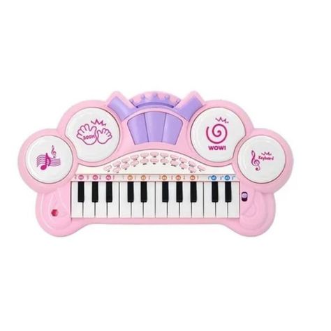 Piano Musical De Juguete Educativo Para Niños Rosado-1