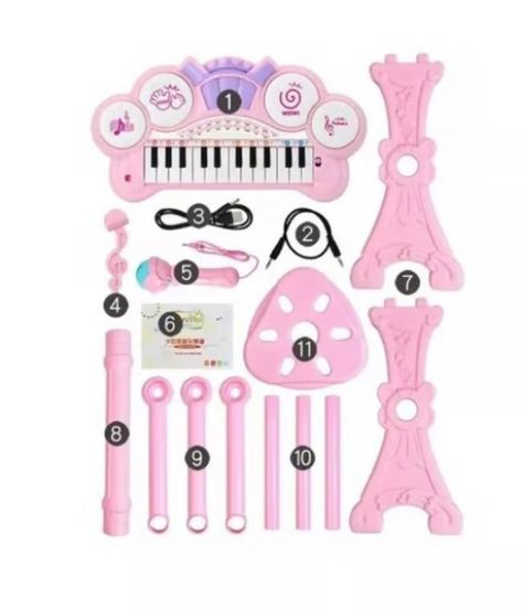 Piano Musical De Juguete Educativo Para Niños Rosado-3