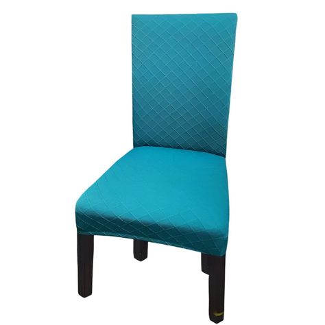 PACK DE 6 FUNDAS CUBRE SILLAS DE COMEDOR  TURQUESA-1