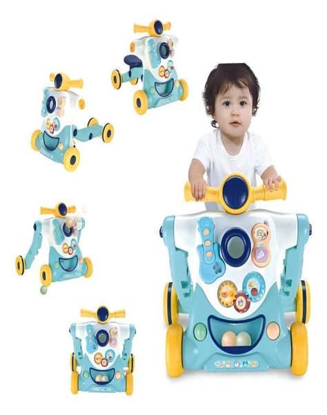 Andador caminadora musical  6 en 1 y juguete didáctico 22n2-2