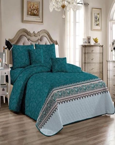 Quilt Verano 2 Plazas+2 Fundas Verano Suave 13n34-2