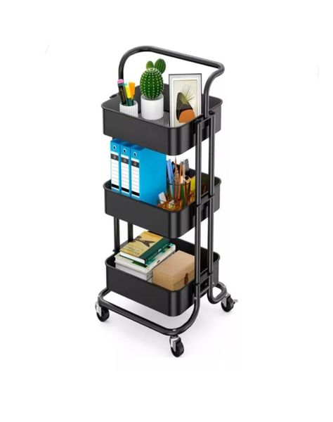 Organizador De Verduras Frutas 3 Niveles Con Ruedas A-2