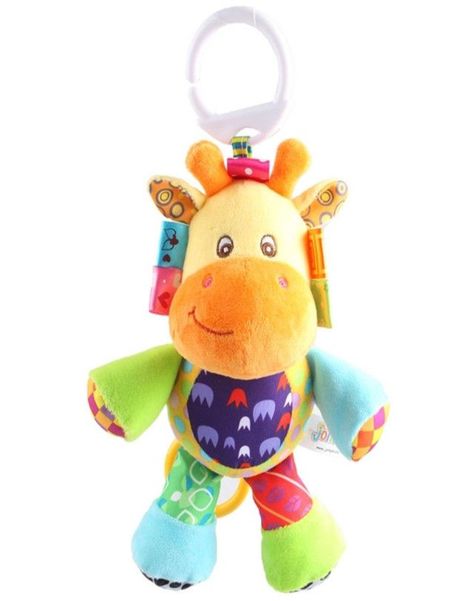 Peluche Estimulación Sensorial Bebé Con Sonajero Y Colgador SD02-0