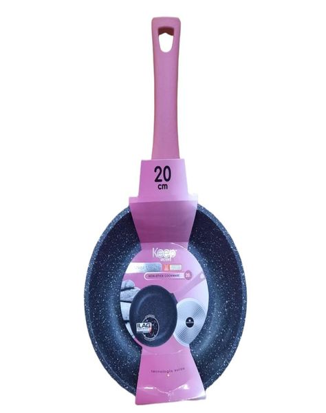 Set de 3 Sartenes Rosa + Wok Keep Cocina-2