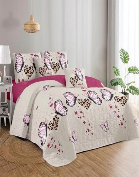 Quilt Verano 2 Plazas+2 Fundas Verano Suave 13n57-2