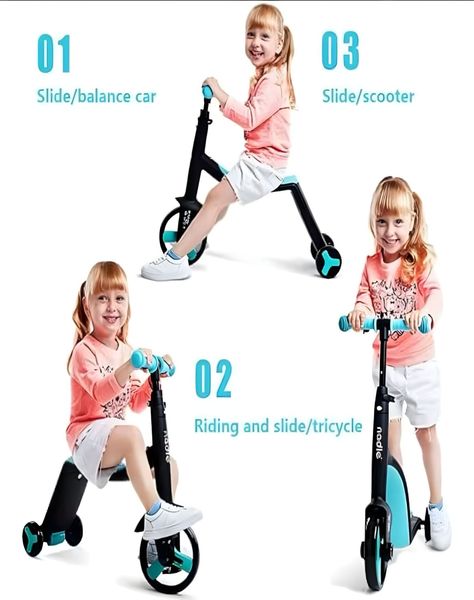 Scooter 3 en 1 NIÑO Y NIÑA  22n1-3