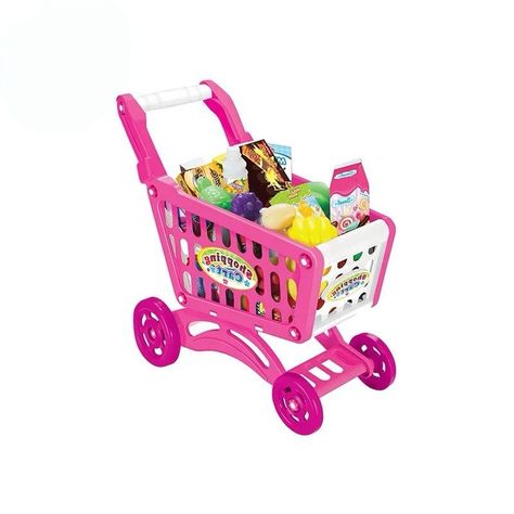 CARRITO SUPERMERCADO COMPRAS PARA NIÑAS JUGUETE -0