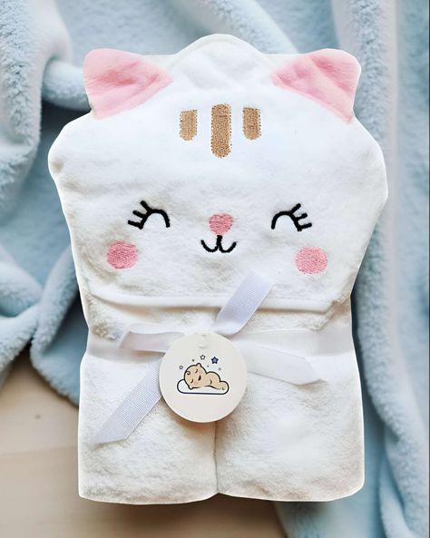 Toallas con capucha de baño para bebé niña-1