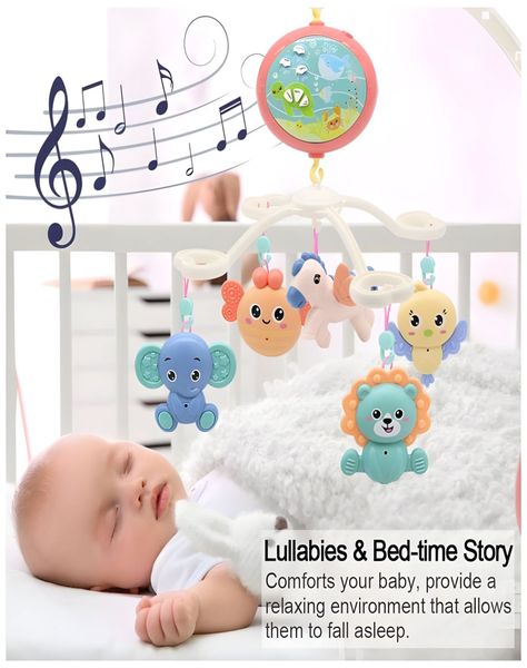 Móvil bebe con Imagen y Sonido y Con Control Zoológico 21n2-2