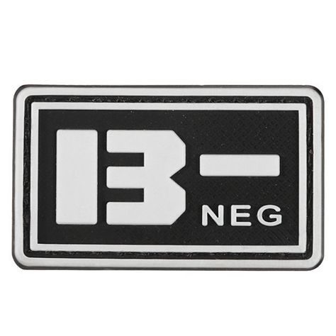 PARCHE MINI B- NEGRO (PVC)-0