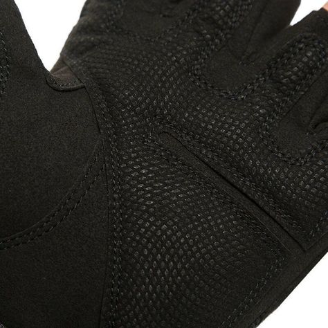 GUANTES TÁCTICOS MEDIO DEDO NEGRO-3