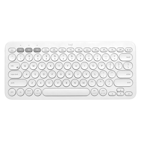 Teclado Logitech K380 Multidispositivo Bluetooth Blanco-0