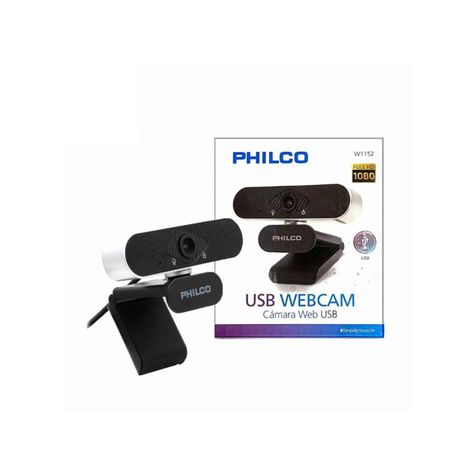 Webcam Cámara Web Philco W1152 Full Hd 1080p Usb-3
