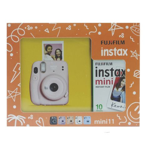 Kit Instax Mini 11 Blush Pink + 10 Películas-1