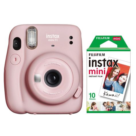 Kit Instax Mini 11 Blush Pink + 10 Películas-0