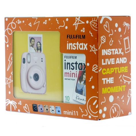 Kit Instax Mini 11 Blush Pink + 10 Películas-2