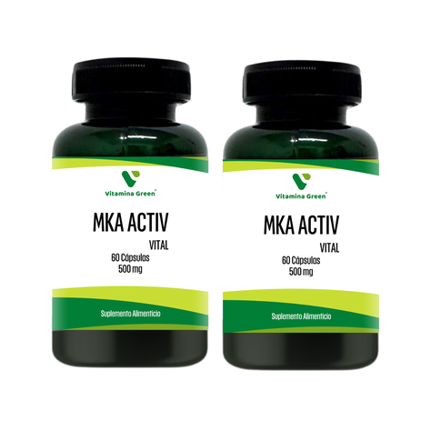 2 X MACA 500MG 60 CAPSULAS VITAMINA GREEN-0