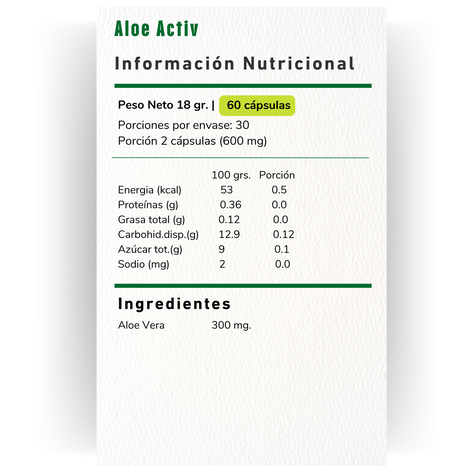 2 X ALOE VERA 300MG 60 CAPSULAS VITAMINA GREEN-1