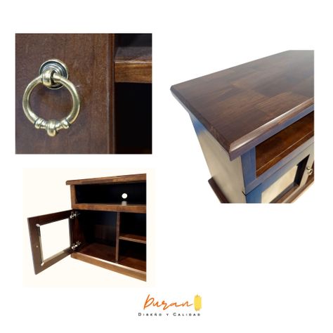 Rack Tv 65" BROWN-4