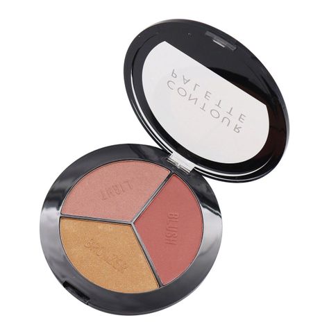 Paleta de contorno facial 3 colores Color Style Beige-0
