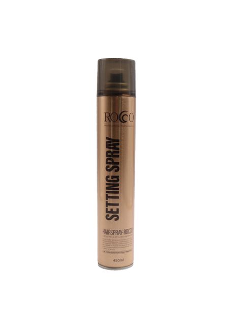 Laca fijador seco fuerte 8+ Rocco Profesional 72hrs 450ml-0