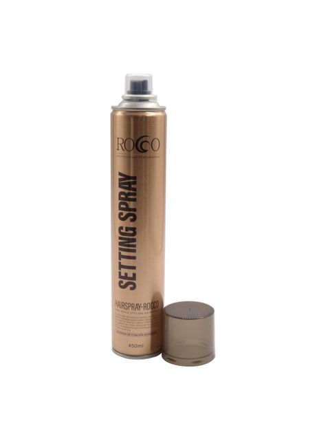 Laca fijador seco fuerte 8+ Rocco Profesional 72hrs 450ml-1