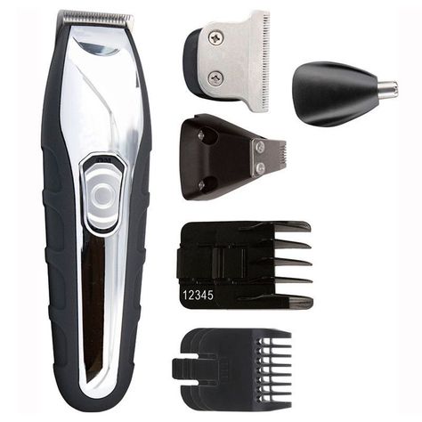 Desvelladora cortadora pelo  4 en 1 Barbasol USB barba nariz-2