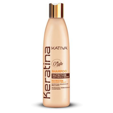 Shampoo keratina nutrición reparación cuida Kativa 250ml CVL-0
