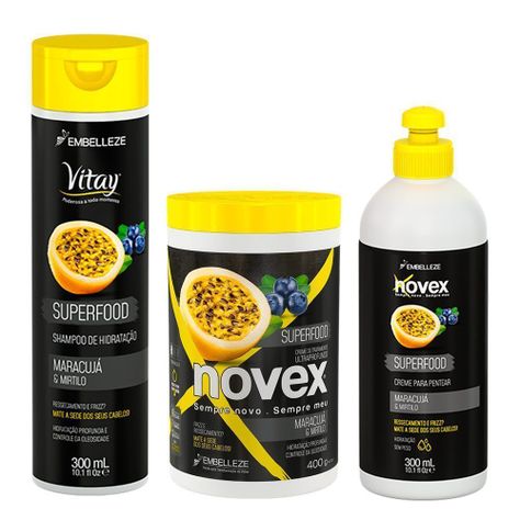 Shampoo mask y crema peinar maracuyá anti frizz hidrata CVL-0