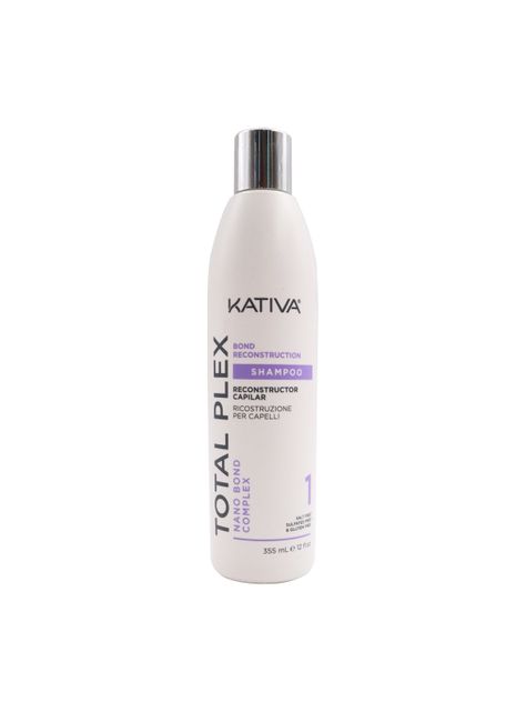 Shampoo de reconstrucción capilar Total Plex Kativa 355ml-0