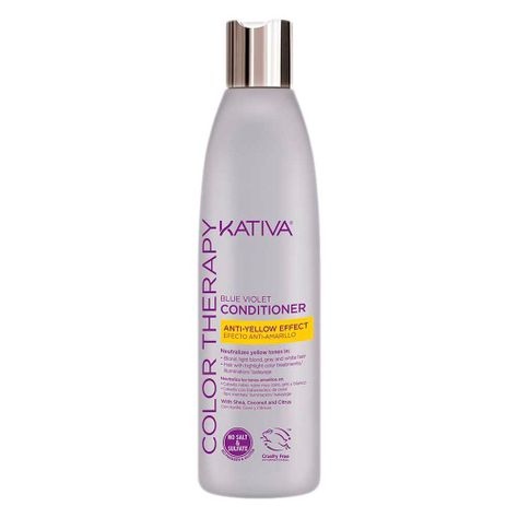 Shampoo matizador + acond balayage anti amarillo Kativa CVL-2