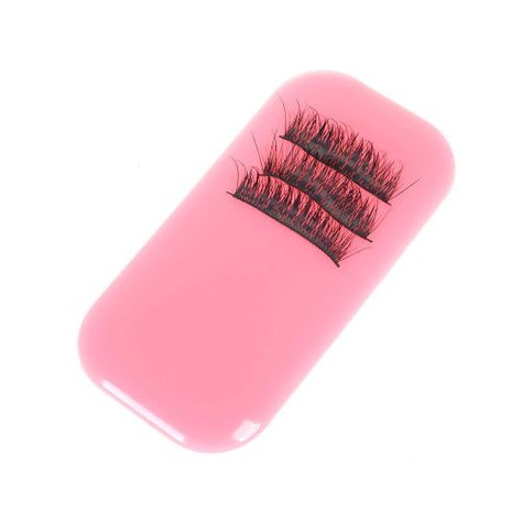 Kit extensión pestañas postizas racimo + pegamento pinza silicona-4