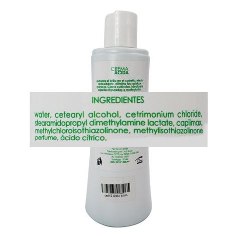 Crema Ácida capilar Orus pelo dañado procesos químicos 300ml-2