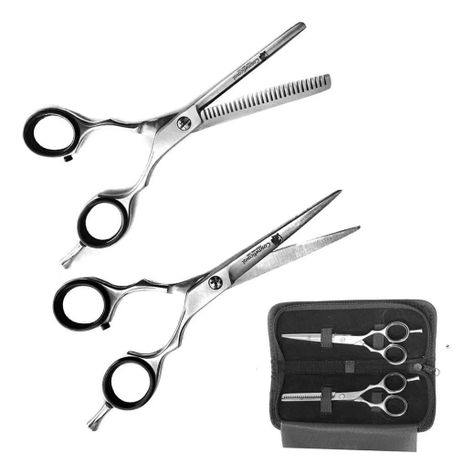 Kit Tijera Profesional Filo Navaja + Esculpidora -0