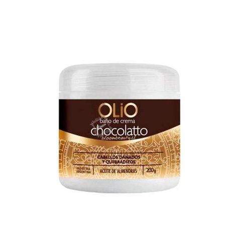 Máscara chocolate con aceite almendra pelo dañado Olio-0