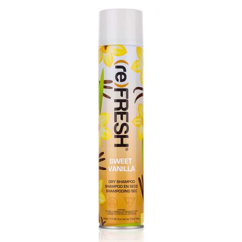 Kit shampoo seco sweet vainilla Refresh + cepillo desenredante-1