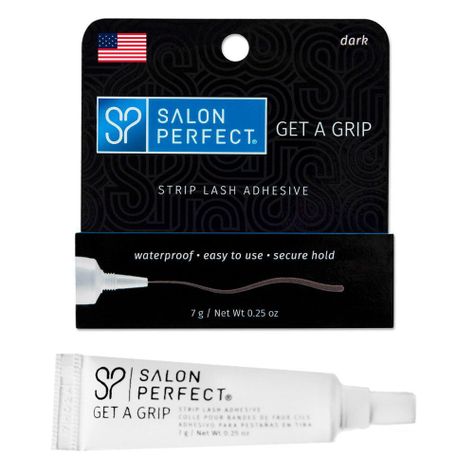 Pestañas postizas cortina GLAMOROUS + pegamento Salon Perfect-2