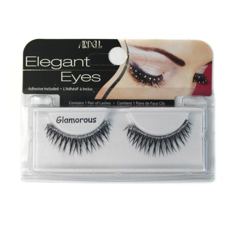 Pestañas postizas cortina GLAMOROUS + pegamento Salon Perfect-1