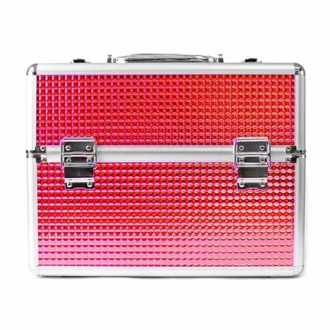Maleta Maquillaje Grande Mano/ Manicure Rojo Cubo-3