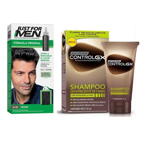 Shampoo matiza canas + tinte 5 minutos Just For Men CVL-0